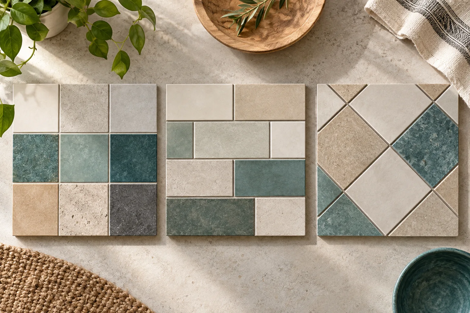 Tile patterns: understand the cutting consequences