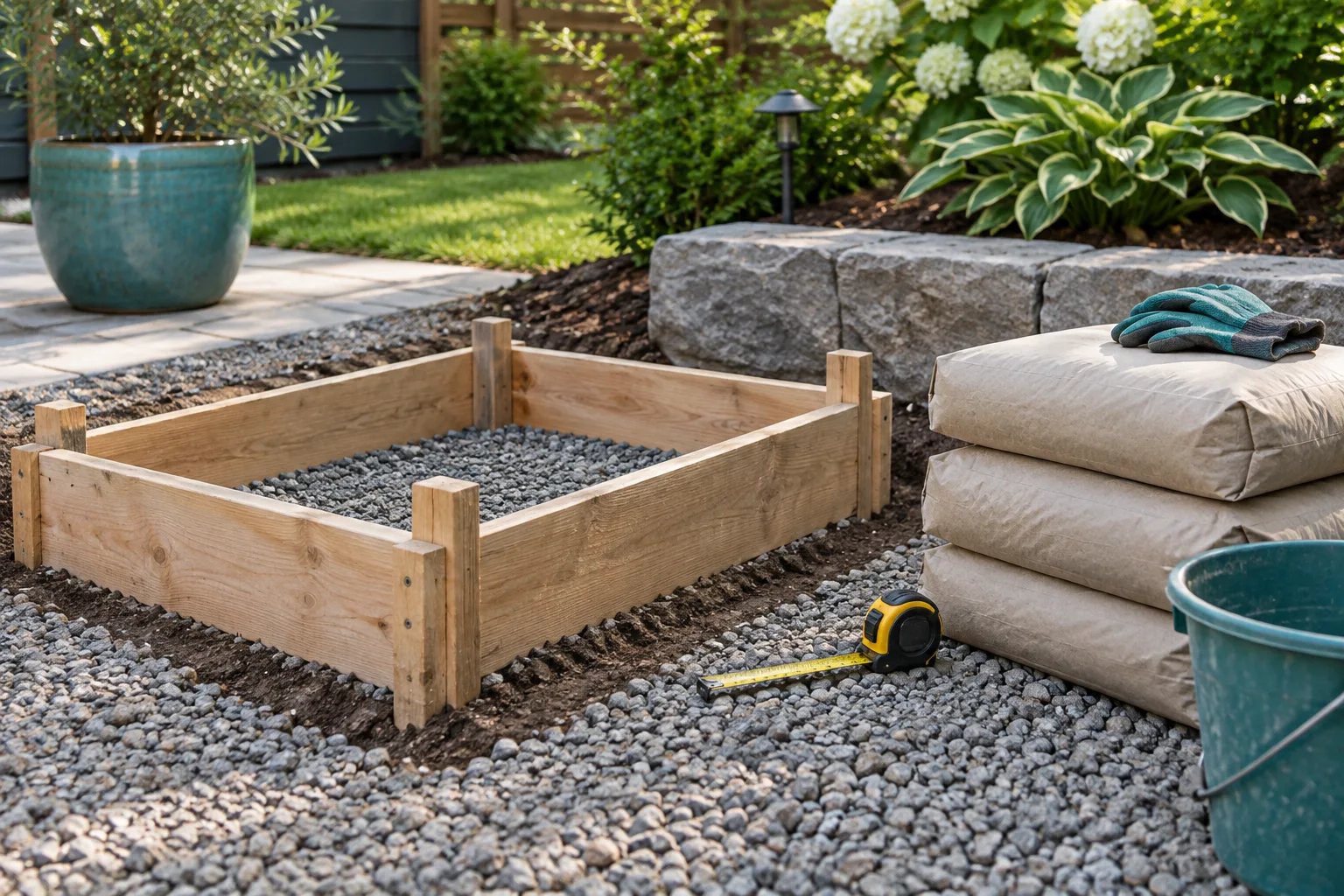 Concrete volume: separate shape from bag yield