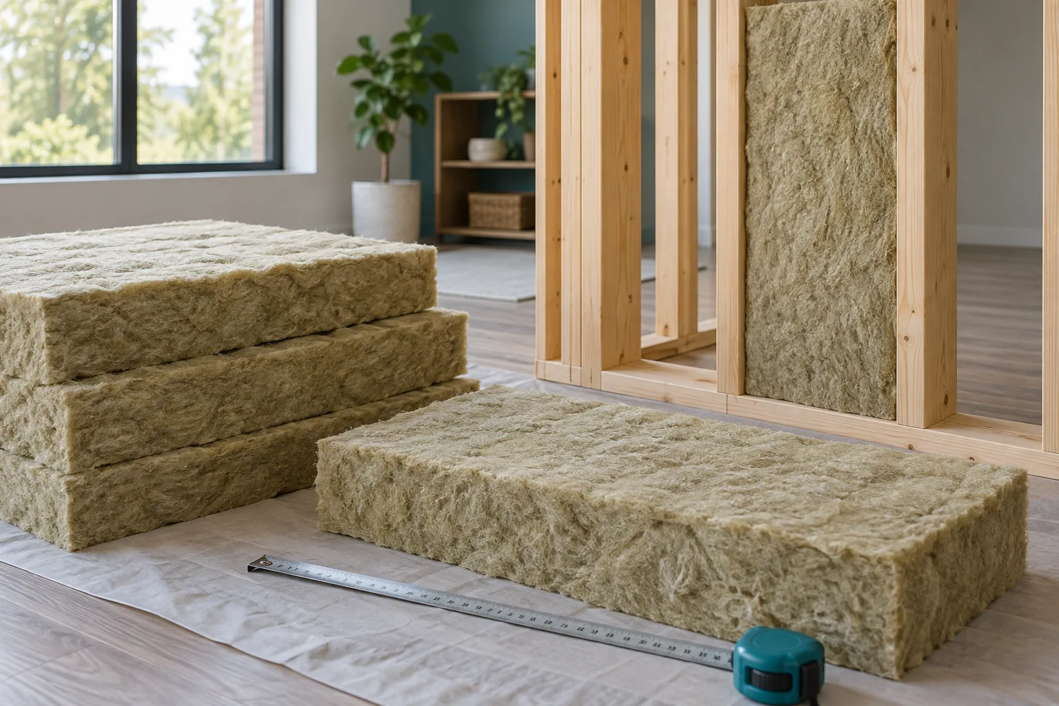 Estimate insulation by area, thickness and fit